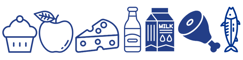 MIDA-3 food type icons